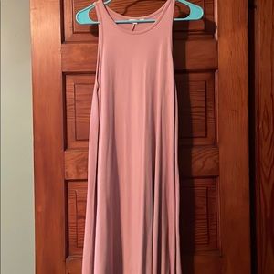 Easy, soft pink dress
